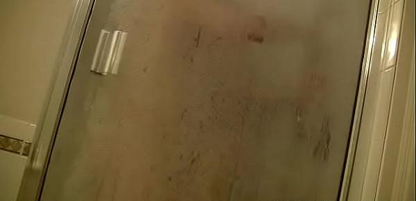 Sexy Big Titted Chick Recorded Inside Shower By BF